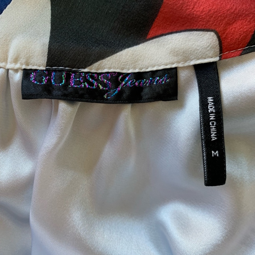 GUESS Flowy Colorful Top - Picture 4 of 5